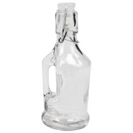 Glasflaska med Handtag & Patentkork 6,5 x 17 cm