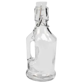 Glasflaska med Handtag & Patentkork 6,5 x 17 cm