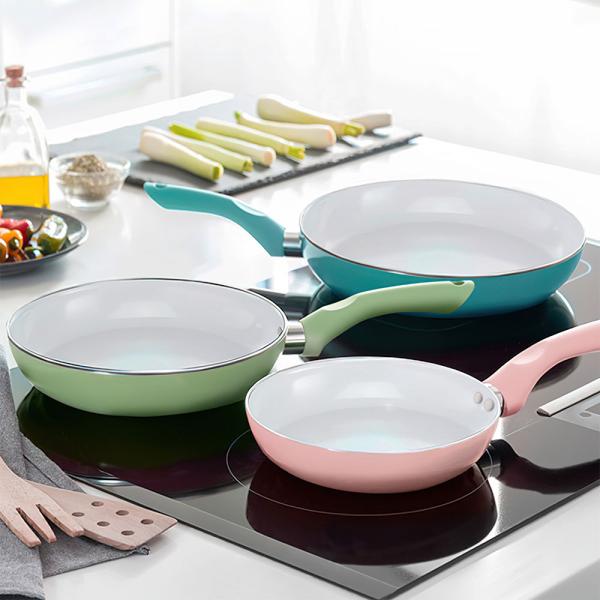 Keramiska Non Stick Stekpannor Set