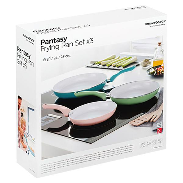 Keramiska Non Stick Stekpannor Set