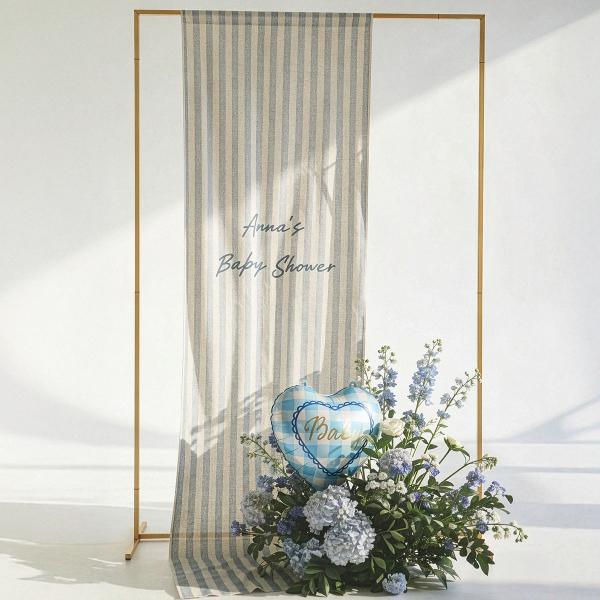 Folieballong Baby Hjärta Ljusrosa 35 cm