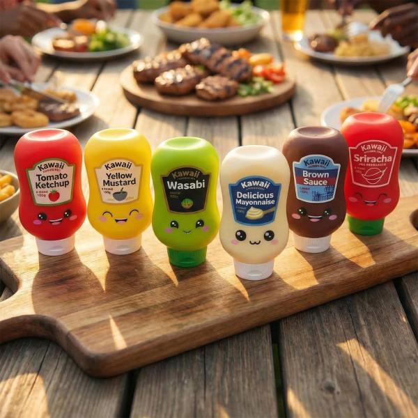 Squeeze Såsflaska Leksak 10 cm
