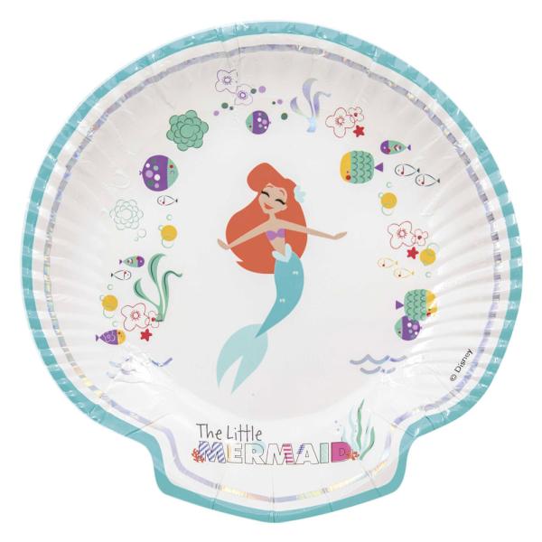 Ariel Under the Sea Snäckformade Tallrikar