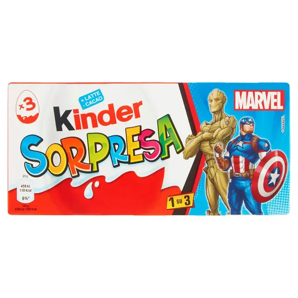 Kinderägg Surprise Marvel 3-pack