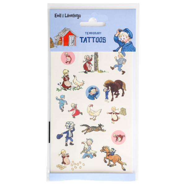 Temporära Tatueringar Emil i Lönneberga 15-pack