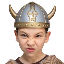 Vikingahjälm med Horn Barn