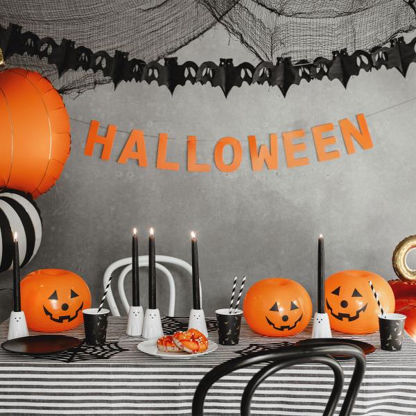 LED Ballonger Halloweenpumpor 5-pack