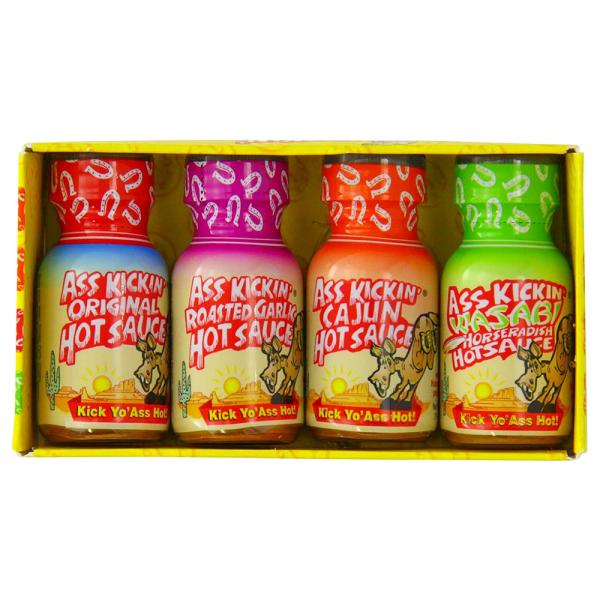 Ass Kickin' Hot Sauce Shots 4-pack