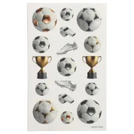 Tempor&auml;ra Tatueringar Fotboll 17-pack