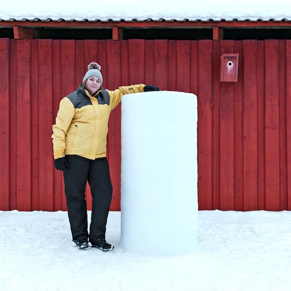 Snöskulpturssäck