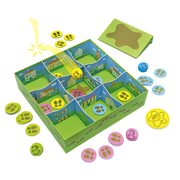 Greta Gris Leriga Fotspår Spel