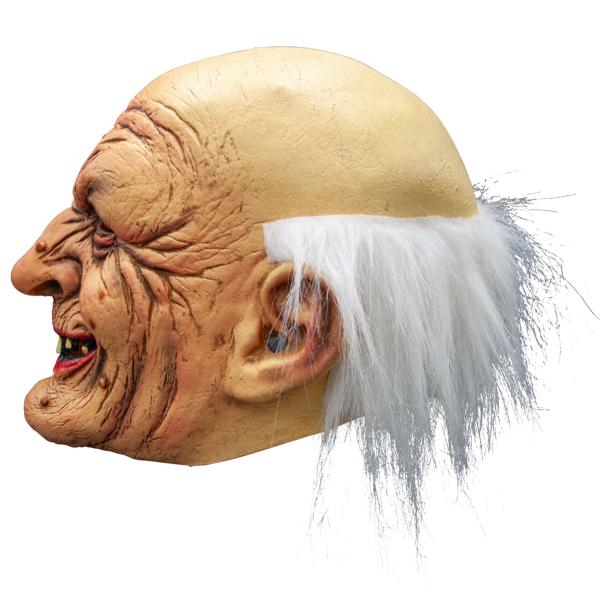 Mask Gammal Skallig Gubbe med Hår