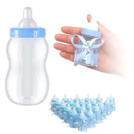 Bordsdekoration Nappflaskor Blå 31-pack
