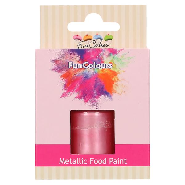 Ätbar Färg Metallic Baby Rosa