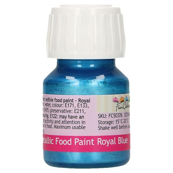 Ätbar Färg Metallic Royal Blå