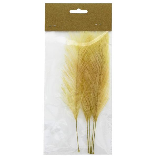 Tygfjädrar Beige