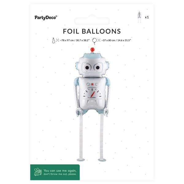 Folieballong Robot 37 x 80 cm