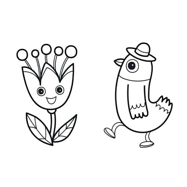 Lilla Fjärilens Målarbok
