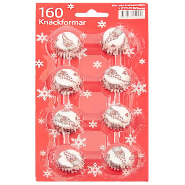 Knäckformar Tomtar 160-pack