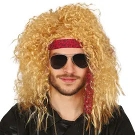 Lockig Peruk Blond