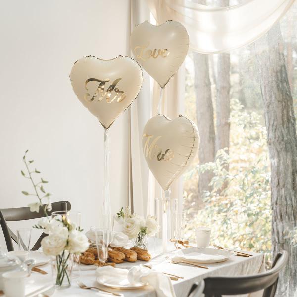 Folieballong Hjärta Love 35 cm