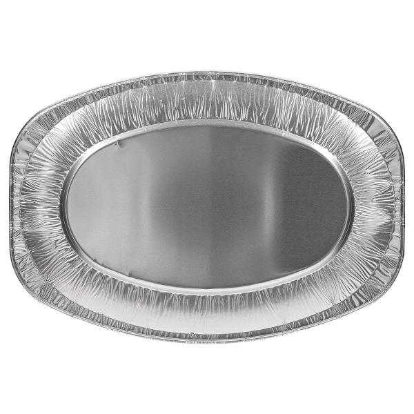 Ovala Uppläggningsfat Aluminium 50-pack