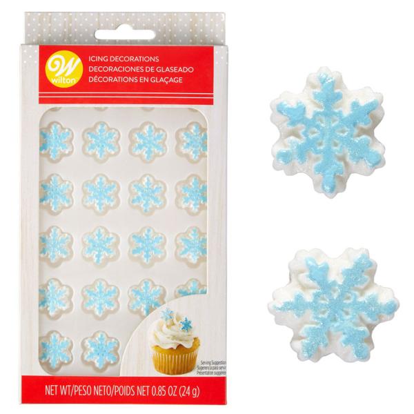 Ätbara Dekorationer Snöflingor