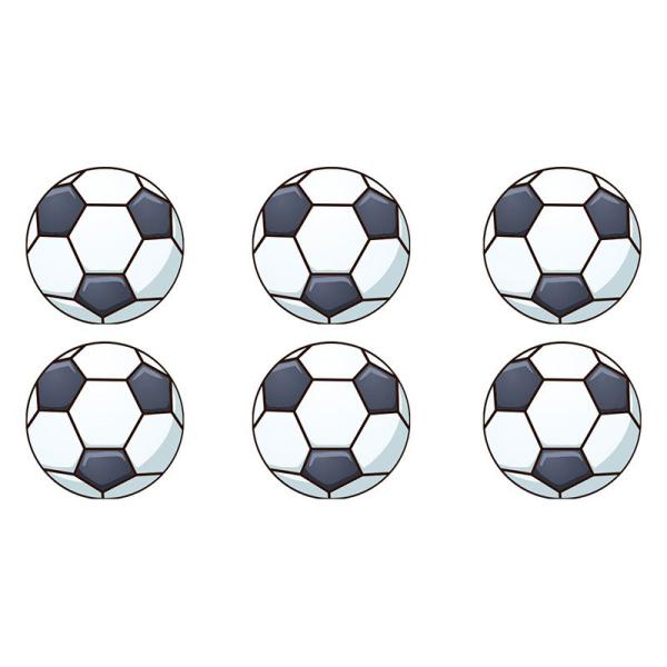 Ätbara Sockerdekorationer Fotboll