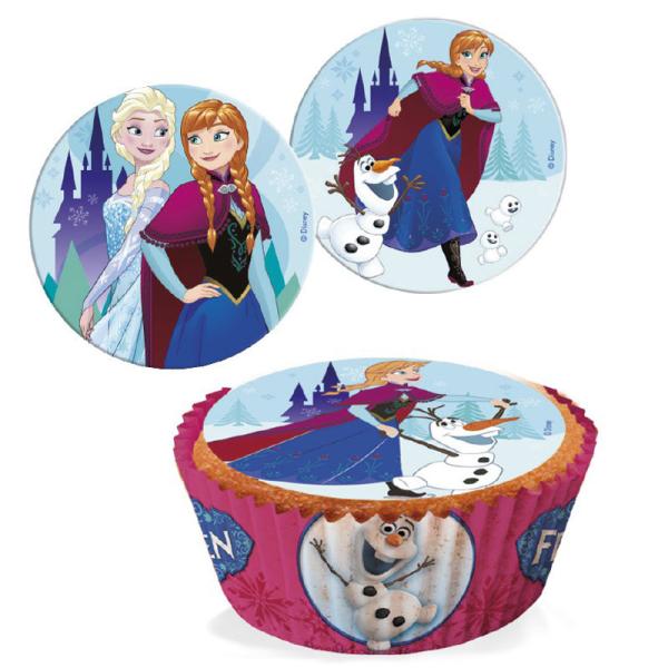 Ätbara Sockerdekorationer Frozen