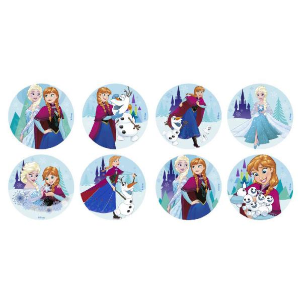 Ätbara Sockerdekorationer Frozen