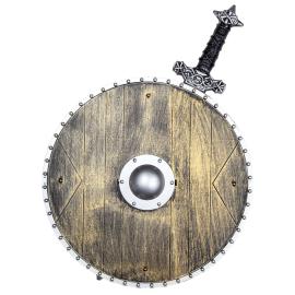 Vikingasvärd och Sköld