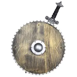 Vikingasvärd och Sköld