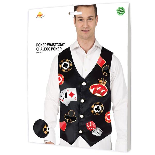 Pokerväst Svart