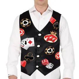 Pokerv&auml;st Svart
