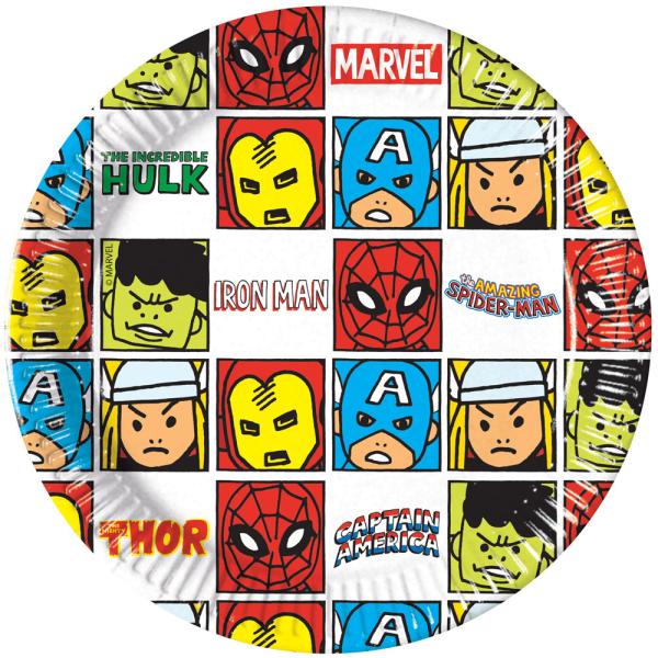 Avengers Team Power Assietter
