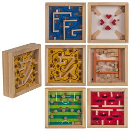 Labyrintspel i Tr&auml; 9 cm