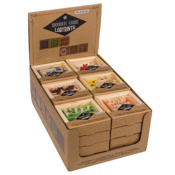 Labyrintspel i Trä 9 cm