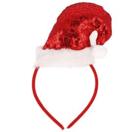 Diadem med Paljetterad Tomteluva