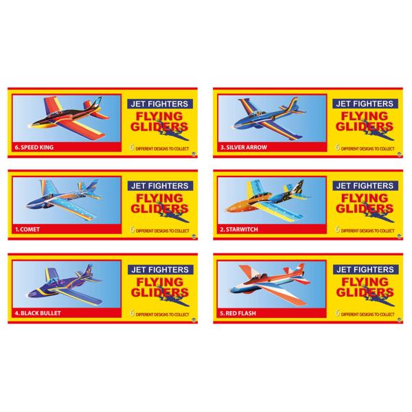Glidflygare Jaktflygplan 44 cm