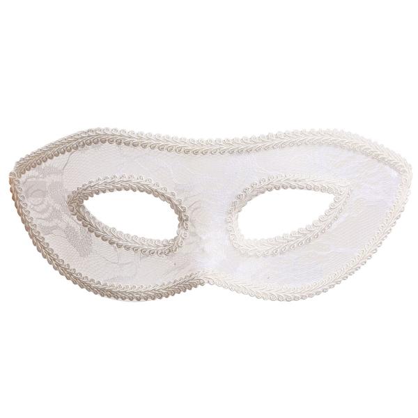 Vit Böjbar Halvmask