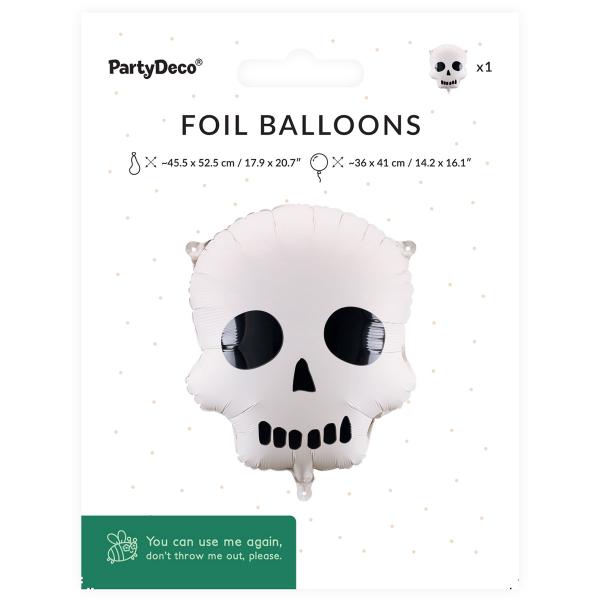 Folieballong Dödskalle
