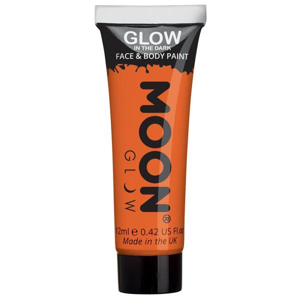 Moon Glow Glow in the Dark Kropp- & Ansiktsfärg Orange