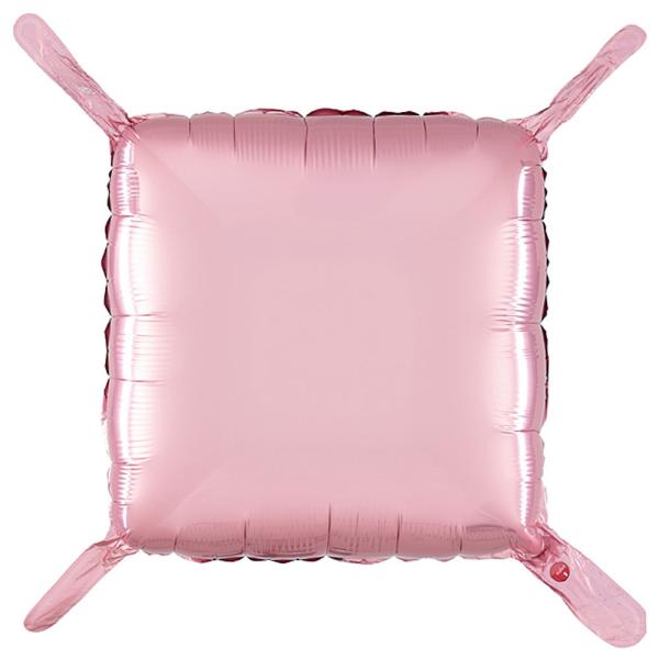 Kuddballonger Silver/Pastellrosa 4-pack