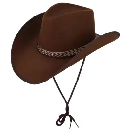Cowboyhatt Vilda V&auml;stern Brun