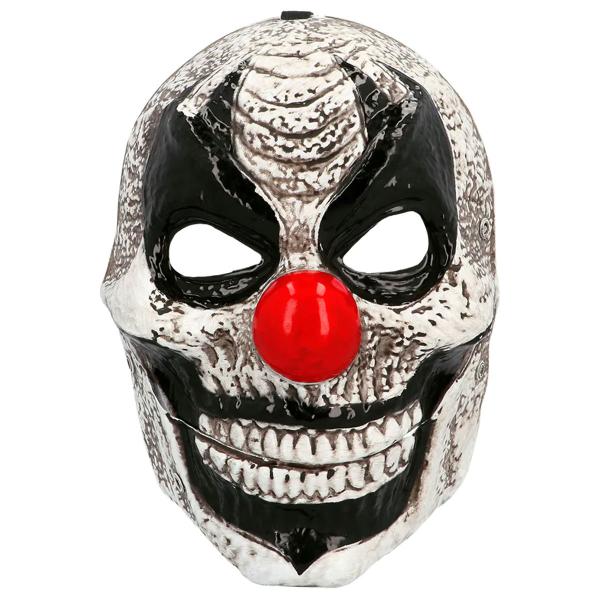 Läskig Clownmask med Rörlig Käke