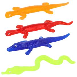 Klibbig Stretchig Reptil Leksak 19 cm