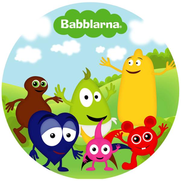 Babblarna Tårtbild Sockerpasta B