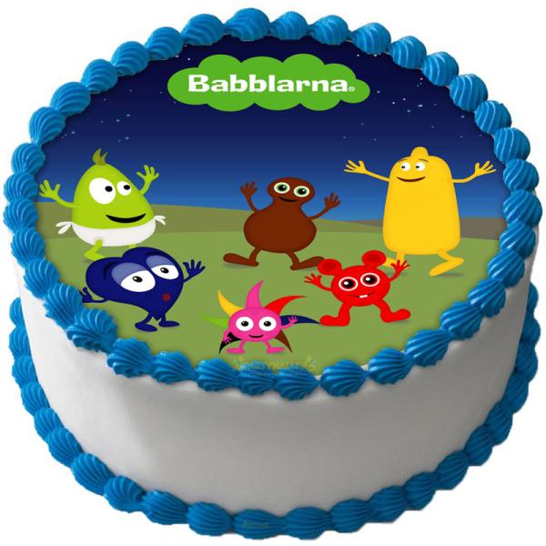 Babblarna Tårtbild Sockerpasta F