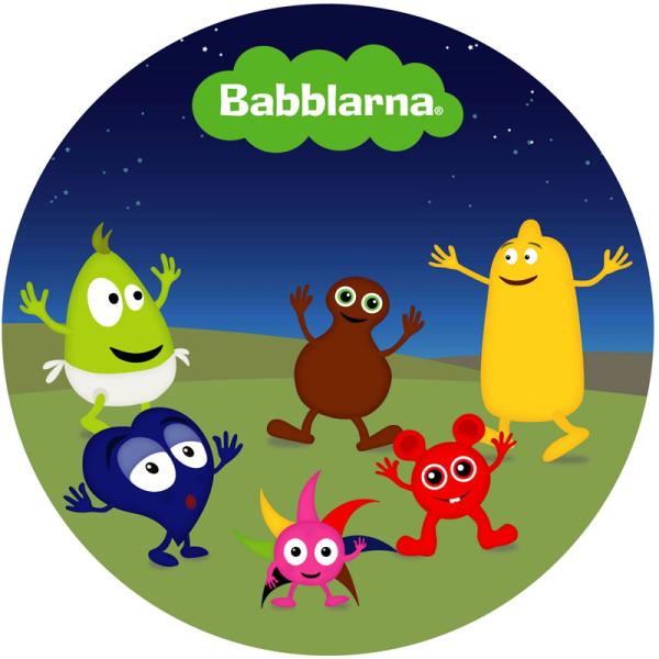 Babblarna Tårtbild Sockerpasta F