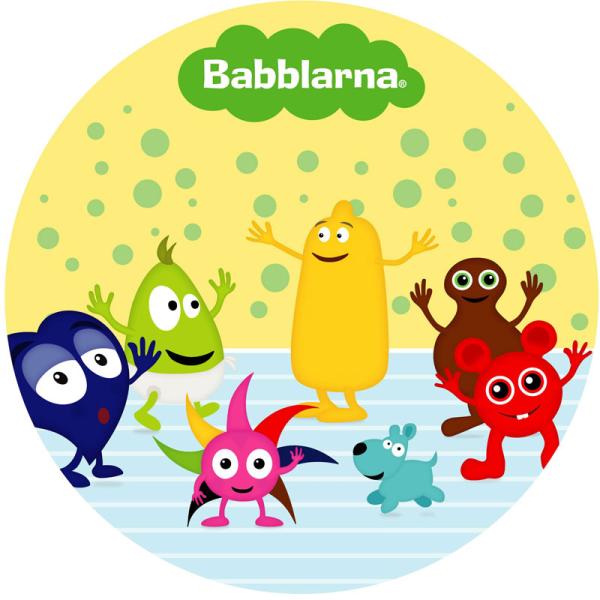 Babblarna Tårtbild Sockerpasta G